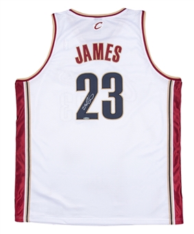 2003 LeBron James Rookie Era Signed Cleveland Cavaliers Home Jersey (UDA)